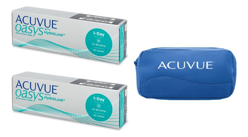 2 Caixas / Lentes De Contato Acuvue Oasys 1 Day Diária 