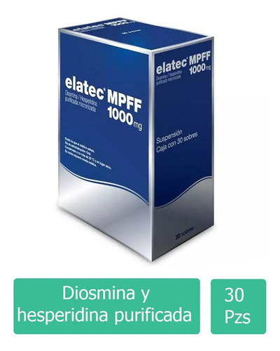 Elatec Mpff 1000 Suspensión Caja Con 30 Sobres