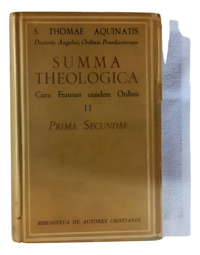 Summa Theologica 2 Prima Secundae Santo Tomas Aquino Latin
