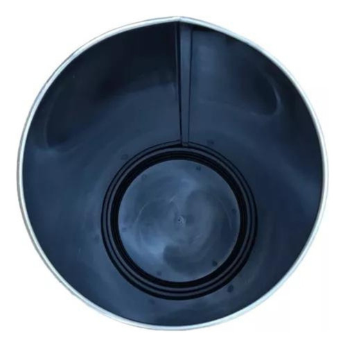 Cesto De Lixo Lixeira 18 Litros Inox Sem Tampa Cor Prateado