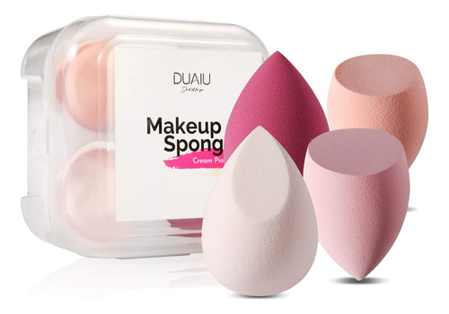 Duaiu Juego De 4 Esponjas De Maquillaje, Esponja Mezcladora