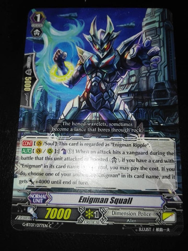 Enigman Squall - Glorious Bravery Of Radiant -carta Vanguard