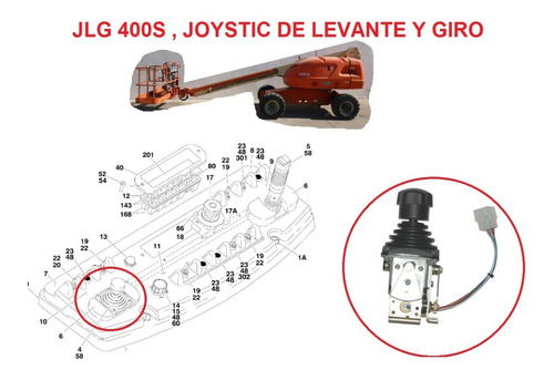 Joystick Giro Y Levante Elevador JLG 400s Y 600s