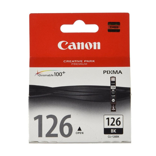 Cartucho Canon 126 Negro Original Cli 126bk 4810 5210 6110