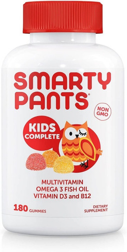 Suplemento Smarty Pants Kids 180 Gummies Multi Vitaminas