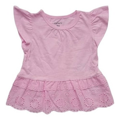 Blusa Franela Bebe Niña Carters Blonda