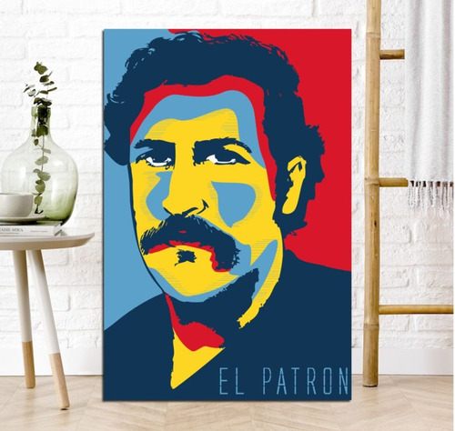 Vinilo Decorativo 50x75cm Pablo Escobar Pop Art Pat