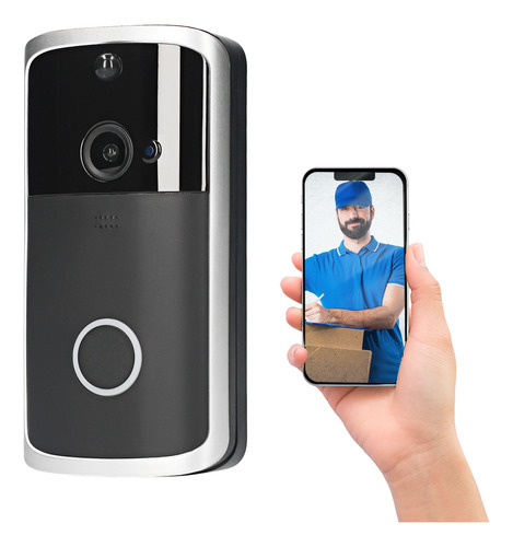 Timbre Inalámbrico Con Vídeo 720p Visual En Tiempo Real Inteom Wi-fi