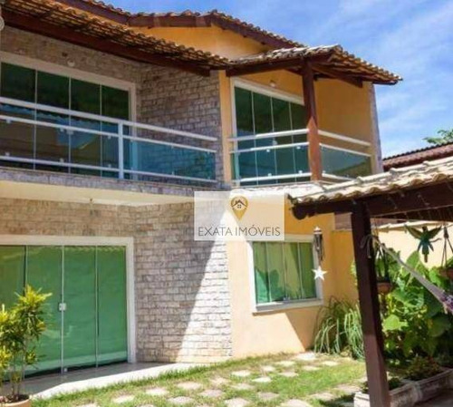 Imagem 2 de 28 de Casa Triplex Em Condomínio, Á 200m Da Rodovia, Rio Das Ostras - Ca1186