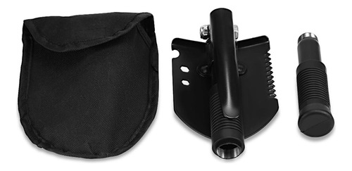 Mini Pala Plegable Para Acampar, Senderismo, Escalada Negro