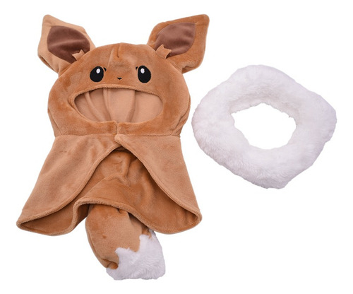 Peluche Suave Pikachu Disfrazado De Eevee 20 Cm