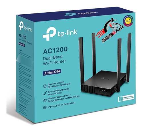 Archer C50 Router Inalámbrico De Doble Banda Ac1200