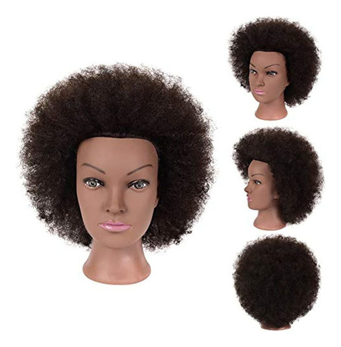 Cabeza De Maniquí Afro De Salón Afroameric