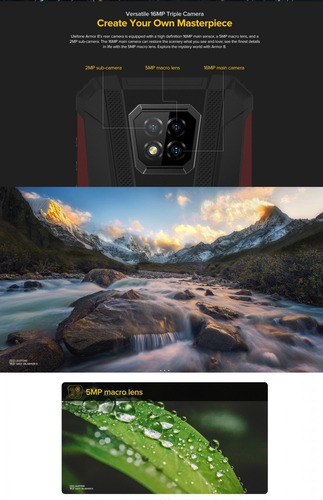 Celular Armor 8 Pro - Resistente A Golples Gps Satelital