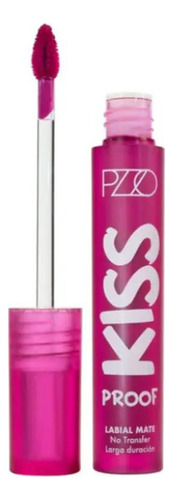 Labial Liquido Mate Kiss Proof Pink Fuchsia - Petrizzio Color Fucsia