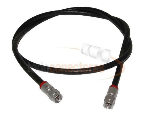 Armado De Cable Coaxil Cabletech Rg-6 + Conector Belden Tvhd