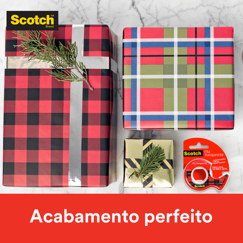 Fita Adesiva 12x20 Scotch Transparente C/2 Hb004587547 Trans