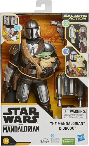 Star Wars Galactic Action The Mandalorian Y Grogu 12pulgadas