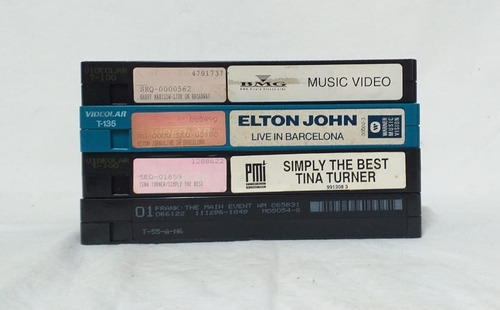 Imagem 2 de 5 de Kit Fitas Vhs - Tina Turner - 4 Peças