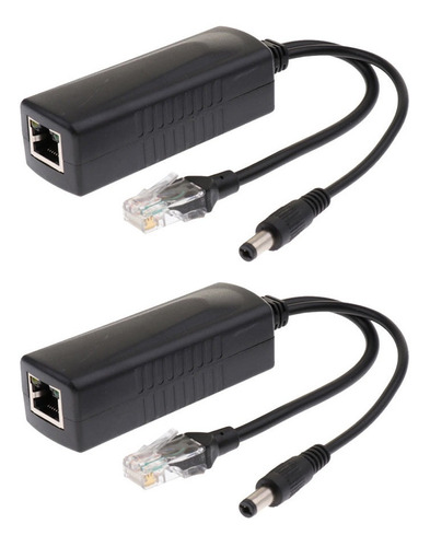Divisor Poe Ativo Power Over Ethernet 48v A 12v 2 Unidades