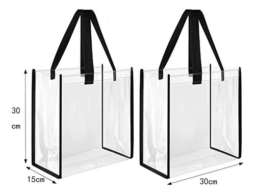 Bolsa De Pvc Transparente Impermeable De 10 Piezas