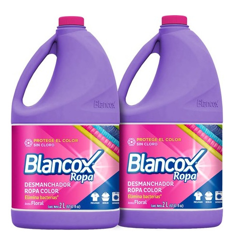Blancox Ropa Color 2uni-4litros - L a $12450