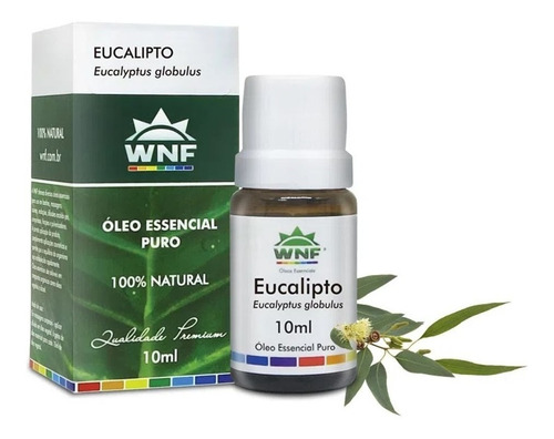 Óleo Essencial De Eucalipto - 100% Puro E Natural - 10ml - Wnf