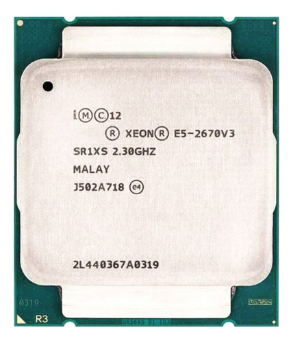 Cpu Xeon E5 2670v3 Lga 2011-3 Sr1xs De 2,3 Ghz Y 12 Núcleos