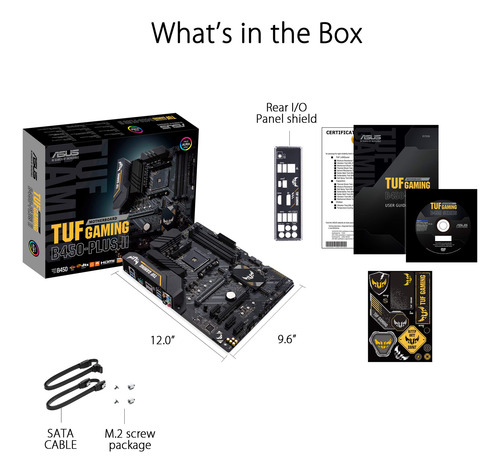 Placa Madre Asus Tuf Gaming B450-plus Ii Amd Am4 Ryzen 5000