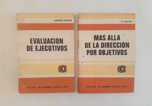 Evaluación De Ejecutivos Y Dirección Por Objetivos 2 Libros