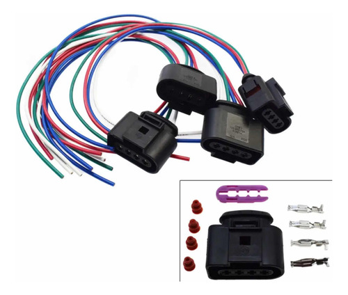 4 Conectores Bobina Audi A3/s3 Golf Gti Mk4