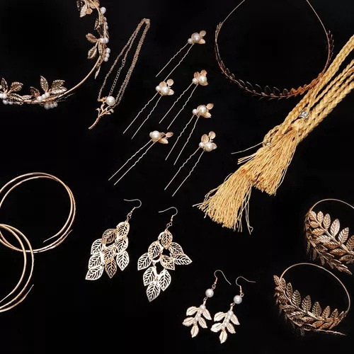 . Conjunto De 18 Acessórios Para Fantasias De Deusas