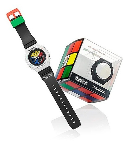 Imagen 3 de 7 de Reloj Casio G-shock Youth Especial Rubik Gae-2100rc-1