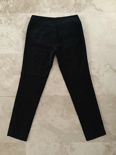 Pantalón Ann Taylor Negro Cropped Mujer Talla 00 Doble Cero (Usado)