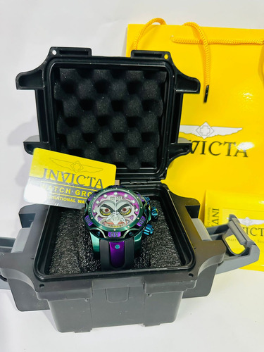 Reloj Invicta Edición Especial Joker Dc Fullset Para Hombre
