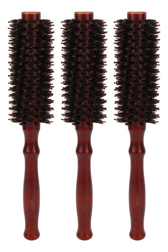 Cepillo De Pelo Rizado En Rollo, 3 Piezas, Cepillo Redondo,