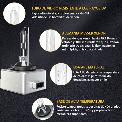 Da0. 6000k D3s Escondeu Farol Alto E Baixo Para Ford Series