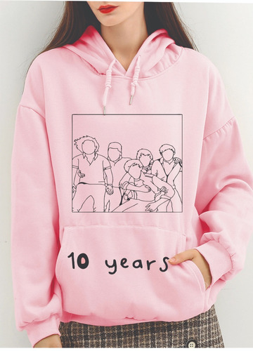 Sudadera Color Rosa One Direction 10 Años