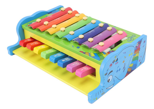 Xilófono Montessori Colorido Multifuncional 2 En 1 Temprano