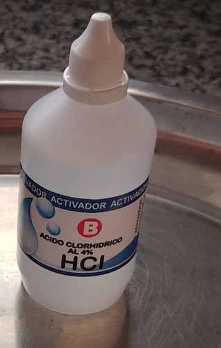 Imagen 1 de 1 de Vendo Acido Clorhidrico Al 4% - Hci (activador)