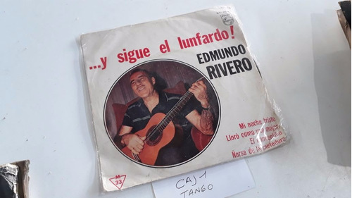 Simple Vinilo Edmundo Rivero - Y Sigue El Lunfardo