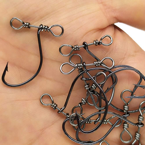 Yatrouys 30pcs/pack Drop Shot Ganchos En Línea Drop Shot Rig