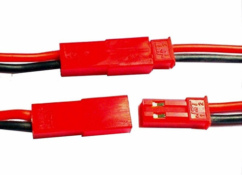 Conector Jst+cable15cm (h+m) Para Rc Esc Drones Bateria Lipo