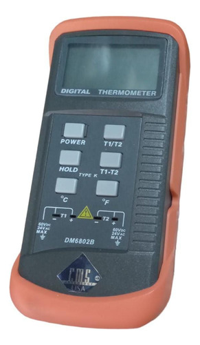 Termómetro Digital C/termopar Tipo K Cms Metrology Dm6802b
