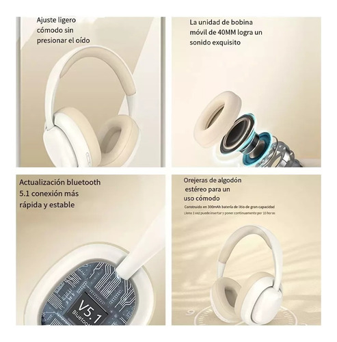 Audífonos Gamer Inalámbricos Estéreo Bluetooth R3j