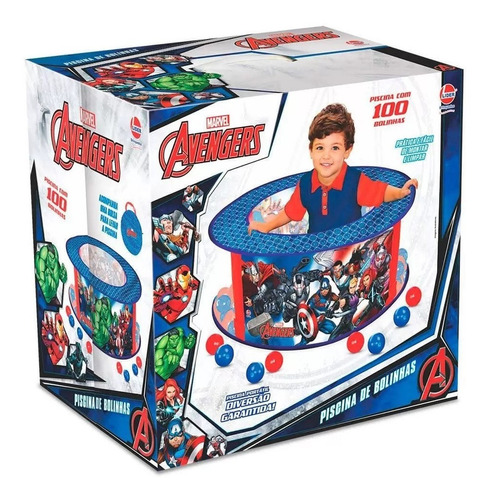 Marvel Piscina De Bolinhas Avengers Com Bolsa Lider 2298
