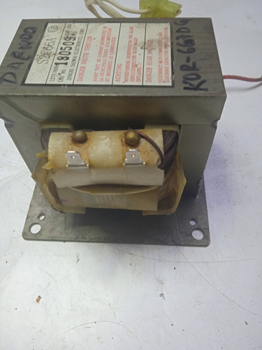 Transformador Para Horno De Microondas Kor-667dg S2c66a (Usado)