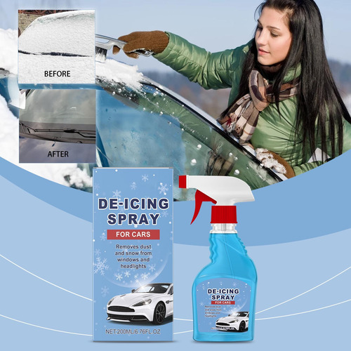 Spray De Hielo S De 200 Ml Para Coche, Spray De Hielo Para C