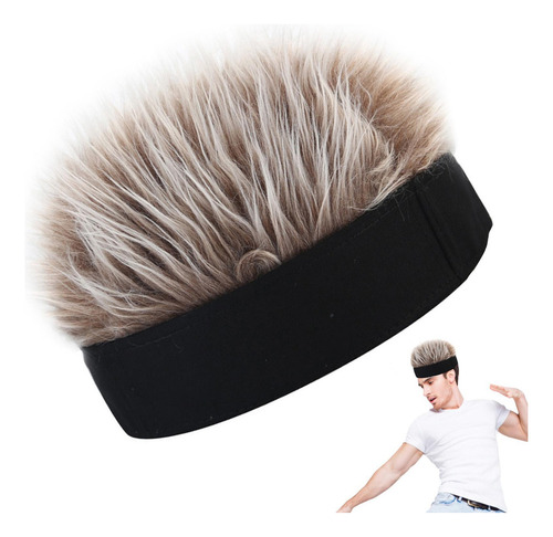 Sombrero Peluca Peluca Gorro Con Pelo Falso Con