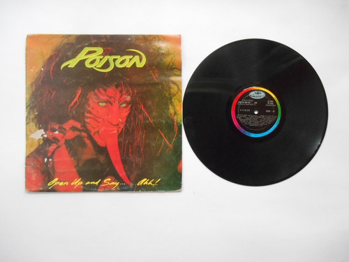 Lp Vinilo Poison Open Up And Say...ahh Printed Guatemala1988